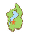 イラスト：滋賀県の地図